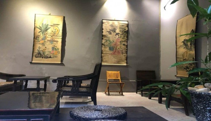 Cho thuê căn hộ TT Mặt Phố Huế (cách 5m) 76m2, 1.5 tầng, 2 ngủ chỉ 10 Triệu, ở GĐ kết hợp KD on